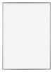 Evry Kunststoff Bilderrahmen 50x70cm Silber Vorne | Yourdecoration.at