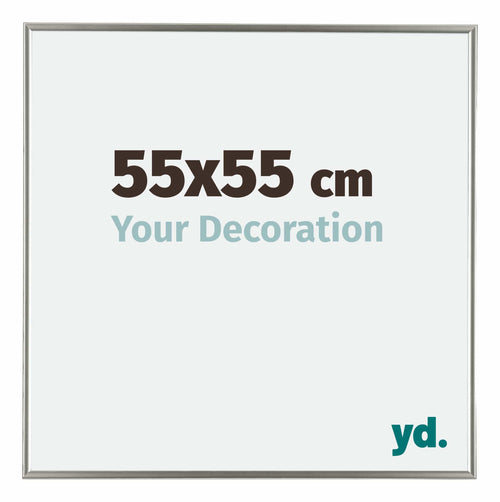 Evry Kunststoff Bilderrahmen 55x55cm Champagner Vorne Messe | Yourdecoration.at