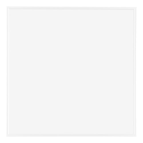 Evry Kunststoff Bilderrahmen 55x55cm Weiss Hochglanz Vorne | Yourdecoration.at