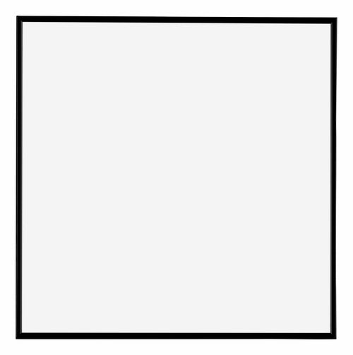 Evry Kunststoff Bilderrahmen 70x70cm Schwarz Matt Vorne | Yourdecoration.at