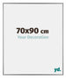 Evry Kunststoff Bilderrahmen 70x90cm Silber Vorne Messe | Yourdecoration.at