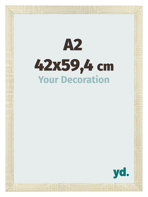 Bilderrahmen A2 - 42x59,4 cm - Sonoma Eiche - MDF - Pisa