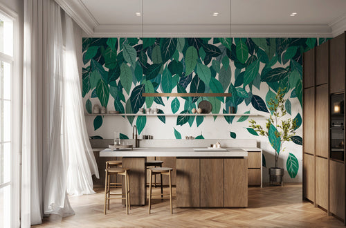 Fototapete Blatterchaos 350x250cm FLX7 012 Interieur 2 | Yourdecoration.at