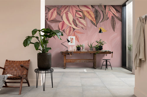 Fototapete Falling Leafs 350x250cm FLX7 011 Interieur | Yourdecoration.at