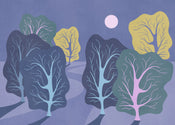 Fototapete Purple Nights 350x250cm FLX7 017 | Yourdecoration.at