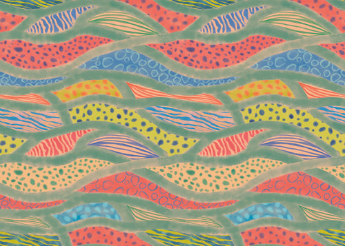 Fototapete Wave Symphony 350x250cm FLX7 023 | Yourdecoration.at