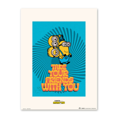 Grupo Erik P30X40cm0444 Print 30X40 cm Minions Take Your Friends With You | Yourdecoration.at