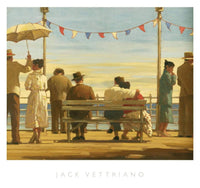 Jack Vettriano The Pier Kunstdruk 72x67cm | Yourdecoration.nl