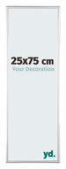 Kent Aluminium Bilderrahmen 25x75cm Silber Hochglanz Vorne Messe | Yourdecoration.at