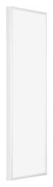 Kent Aluminium Bilderrahmen 25x75cm Weiss Hochglanz Vorne Schrag | Yourdecoration.at