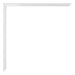 Kent Aluminium Bilderrahmen 28x35cm Weiss Hochglanz Detail Ecke | Yourdecoration.at