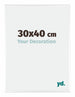 Kent Aluminium Bilderrahmen 30x40cm Weiss Hochglanz Vorne Messe | Yourdecoration.at