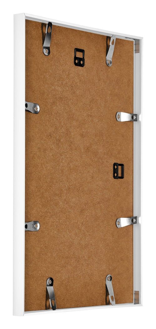 Kent Aluminium Bilderrahmen 30x45cm Weiss Hochglanz Ruckseite Schrag | Yourdecoration.at