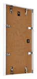 Kent Aluminium Bilderrahmen 30x45cm Weiss Hochglanz Ruckseite Schrag | Yourdecoration.at