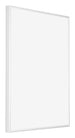 Kent Aluminium Bilderrahmen 36x49cm Weiss Hochglanz Vorne Schrag | Yourdecoration.at