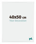 Kent Aluminium Bilderrahmen 40x50cm Weiss Hochglanz Vorne Messe | Yourdecoration.at