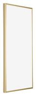 Kent Aluminium Bilderrahmen 40x80cm Gold Vorne Schrag | Yourdecoration.at