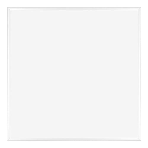 Kent Aluminium Bilderrahmen 45x45cm Weiss Hochglanz Vorne | Yourdecoration.at