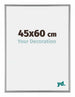 Kent Aluminium Bilderrahmen 45x60cm Platin Vorne Messe | Yourdecoration.at
