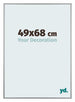 Kent Aluminium Bilderrahmen 49x68cm Platin Vorne Messe | Yourdecoration.at