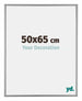 Kent Aluminium Bilderrahmen 50x65cm Platin Vorne Messe | Yourdecoration.at