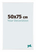 Kent Aluminium Bilderrahmen 50x75cm Weiss Hochglanz Vorne Messe | Yourdecoration.at