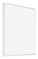 Kent Aluminium Bilderrahmen 55x55cm Weiss Hochglanz Vorne Schrag | Yourdecoration.at