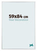 Kent Aluminium Bilderrahmen 59x84cm Silber Hochglanz Vorne Messe | Yourdecoration.at