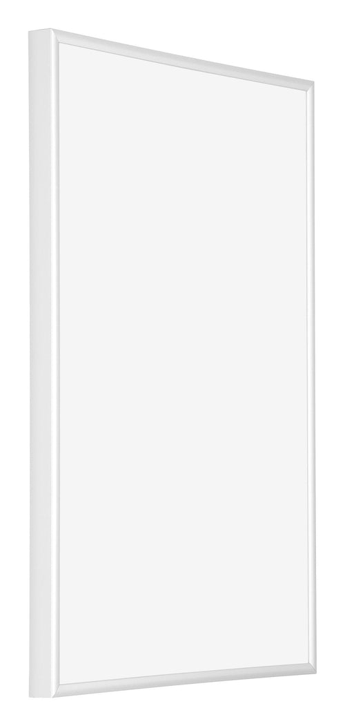 Kent Aluminium Bilderrahmen 61x91 5cm Weiss Hochglanz Vorne Schrag | Yourdecoration.at