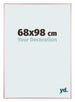 Kent Aluminium Bilderrahmen 68x98cm Kupfer Vorne Messe | Yourdecoration.at