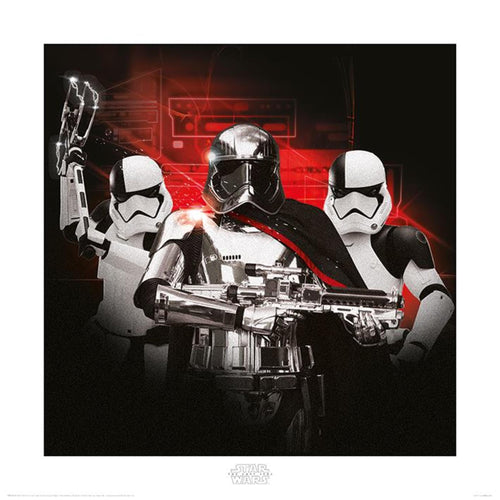 Kunstdruck Star Wars The Last Jedi Stormtrooper Team 40x40cm Pyramid PPR45758 | Yourdecoration.at