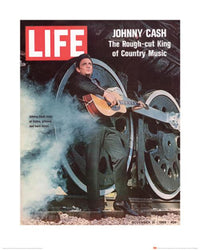 Kunstdruck Time Life Johnny Cash Cover 1969 60x80cm Pyramid PPR40458 | Yourdecoration.at