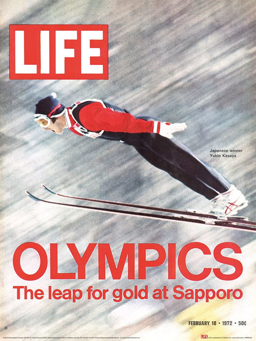 Kunstdruck Time Life Sapporo Olympic Ski Jumper 30x40cm Pyramid PPR54153 | Yourdecoration.at