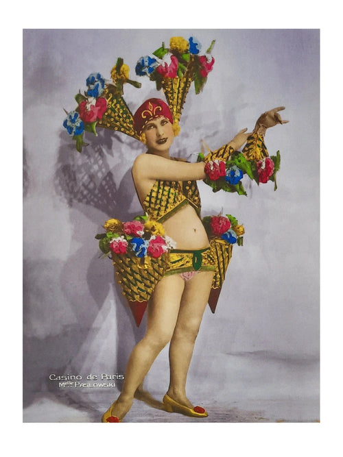 Kunstdruck - Casino de Paris Mlle Paslowski 30x40cm