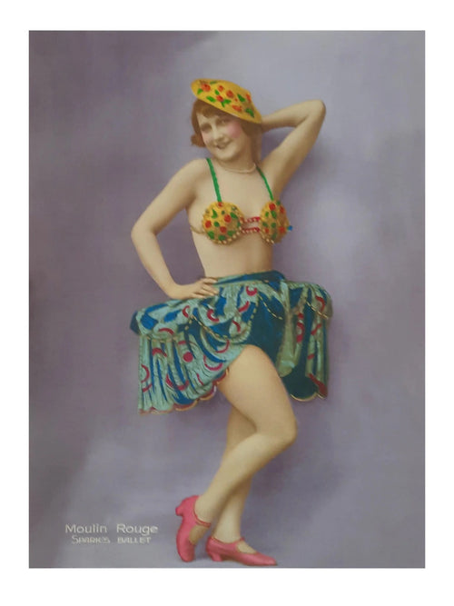 Kunstdruck - Moulin Rouge Sparks Ballet 30x40cm