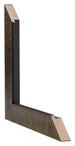 Leeds Holz Bilderrahmen 20x28cm Champagner Geburstet Detail Querschnitt | Yourdecoration.at