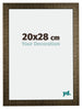 Leeds Holz Bilderrahmen 20x28cm Champagner Geburstet Vorne Messe | Yourdecoration.at