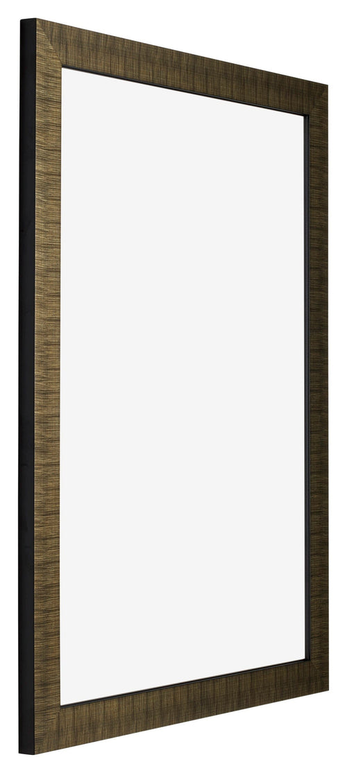 Leeds Holz Bilderrahmen 20x28cm Champagner Geburstet Vorne Schrag | Yourdecoration.at