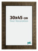 Leeds Holz Bilderrahmen 30x45cm Champagner Geburstet Vorne Messe | Yourdecoration.at