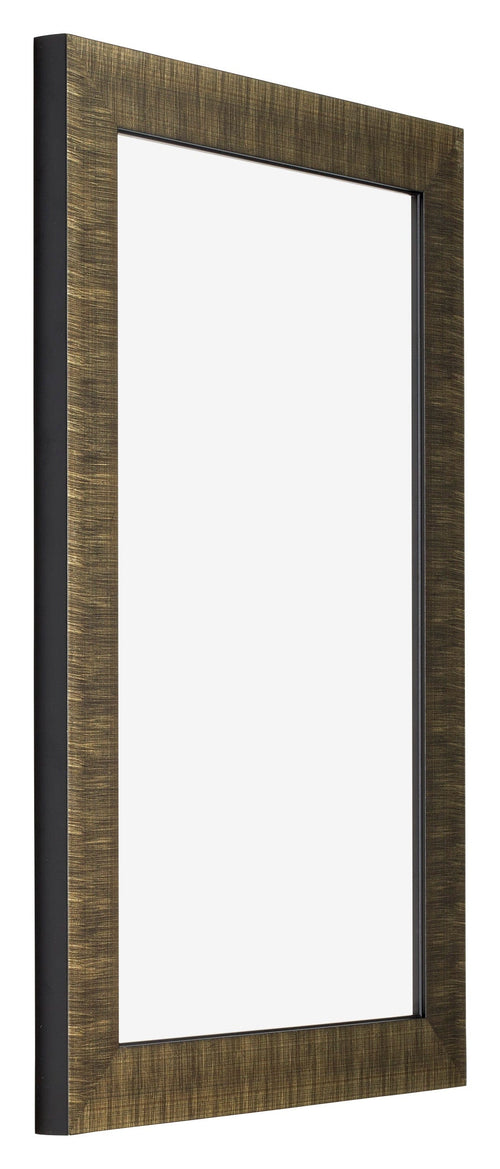 Leeds Holz Bilderrahmen 30x50cm Champagner Geburstet Vorne Schrag | Yourdecoration.at