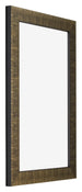 Leeds Holz Bilderrahmen 30x50cm Champagner Geburstet Vorne Schrag | Yourdecoration.at