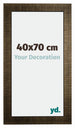 Leeds Holz Bilderrahmen 40x70cm Champagner Geburstet Vorne Messe | Yourdecoration.at