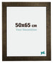 Leeds Holz Bilderrahmen 50x65cm Champagner Geburstet Vorne Messe | Yourdecoration.at