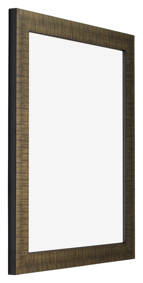 Leeds Holz Bilderrahmen 60x70cm Champagner Geburstet Vorne Schrag | Yourdecoration.at