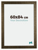 Leeds Holz Bilderrahmen 60x84cm Champagner Geburstet Vorne Messe | Yourdecoration.at