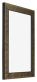 Leeds Holz Bilderrahmen 61x91 5cm Champagner Geburstet Vorne Schrag | Yourdecoration.at