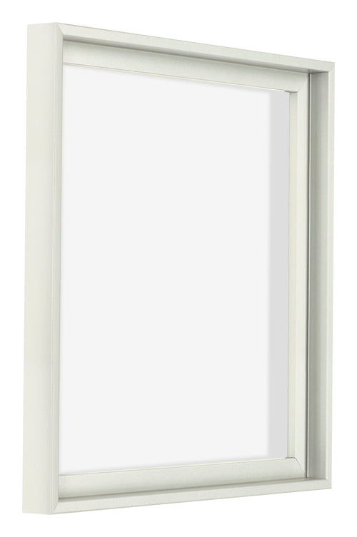 Lyon MDF Schattenfugenrahmen 1 1 Weiss Matt Vorne Schrag | Yourdecoration.at