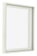 Lyon MDF Schattenfugenrahmen 1 1 Weiss Matt Vorne Schrag | Yourdecoration.at