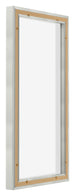 Lyon MDF Schattenfugenrahmen 1 2 Silber Matt Ruckseite Schrag | Yourdecoration.at