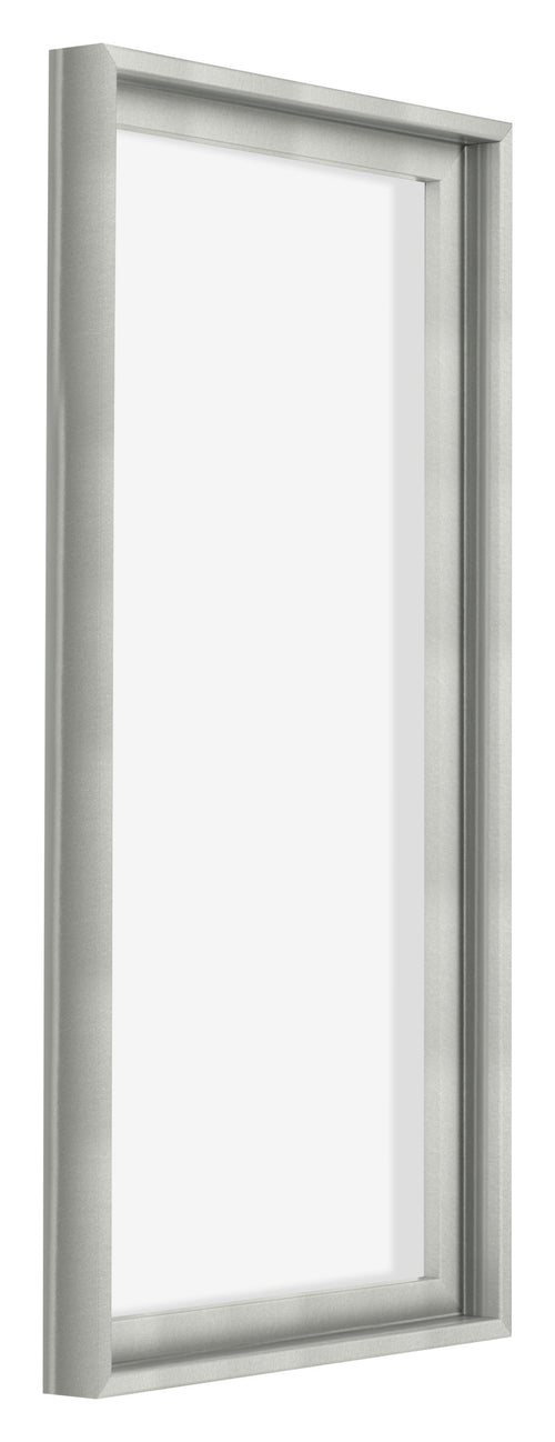 Lyon MDF Schattenfugenrahmen 1 2 Silber Matt Vorne Schrag | Yourdecoration.at